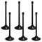 Mr. Chain Black Light Duty Stowable Stanchion, 6PK 93503-6 - alternate 1